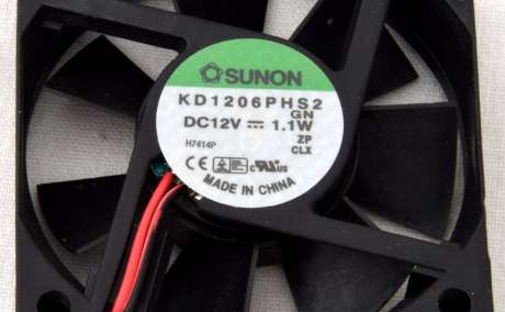 Ventilateur 12VDC SUNON - 60x60x15mm - 1,1W