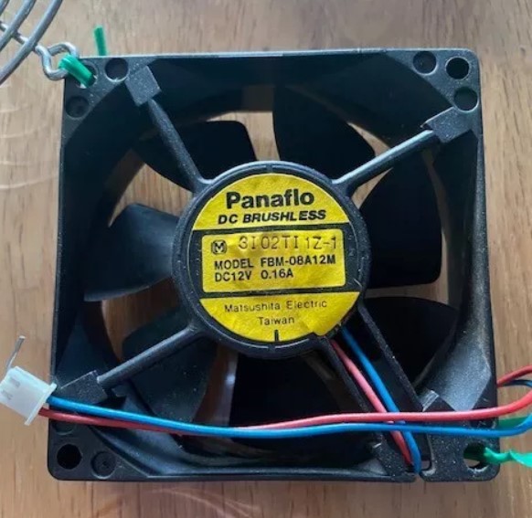 Ventilateur Panaflo DC Brushless FBM-08A12M Matsushita 12/V 2 - DC 12V 0.16A