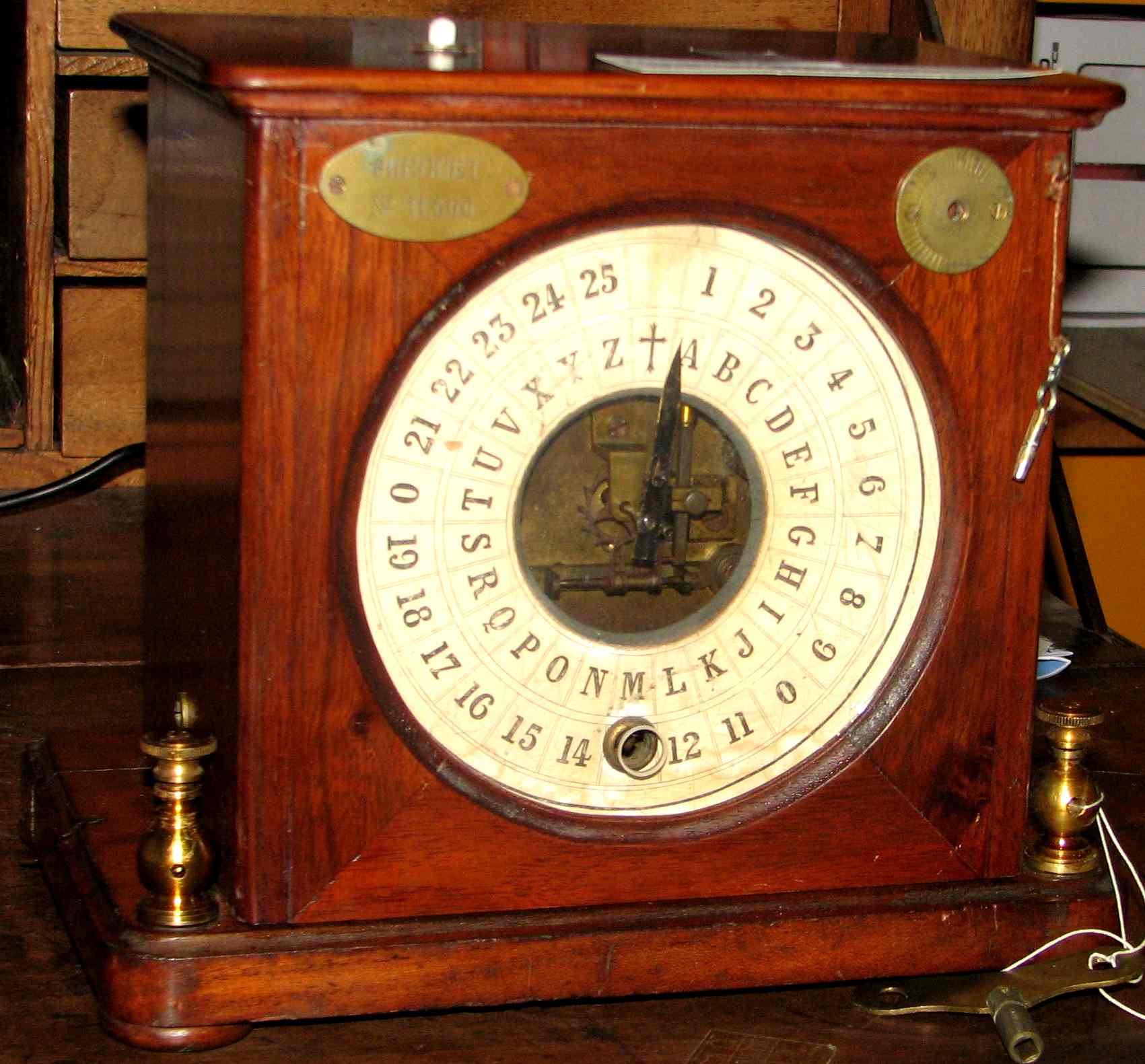 vend telegraphe alphabetique modele rare 1852