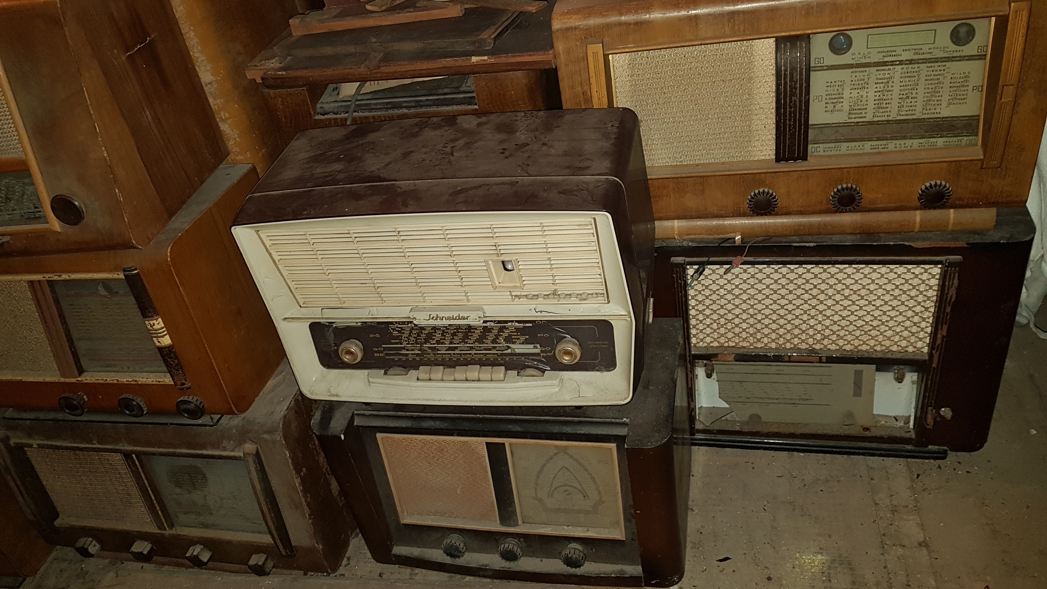 Récepteurs Radio TSF des années 1950/60