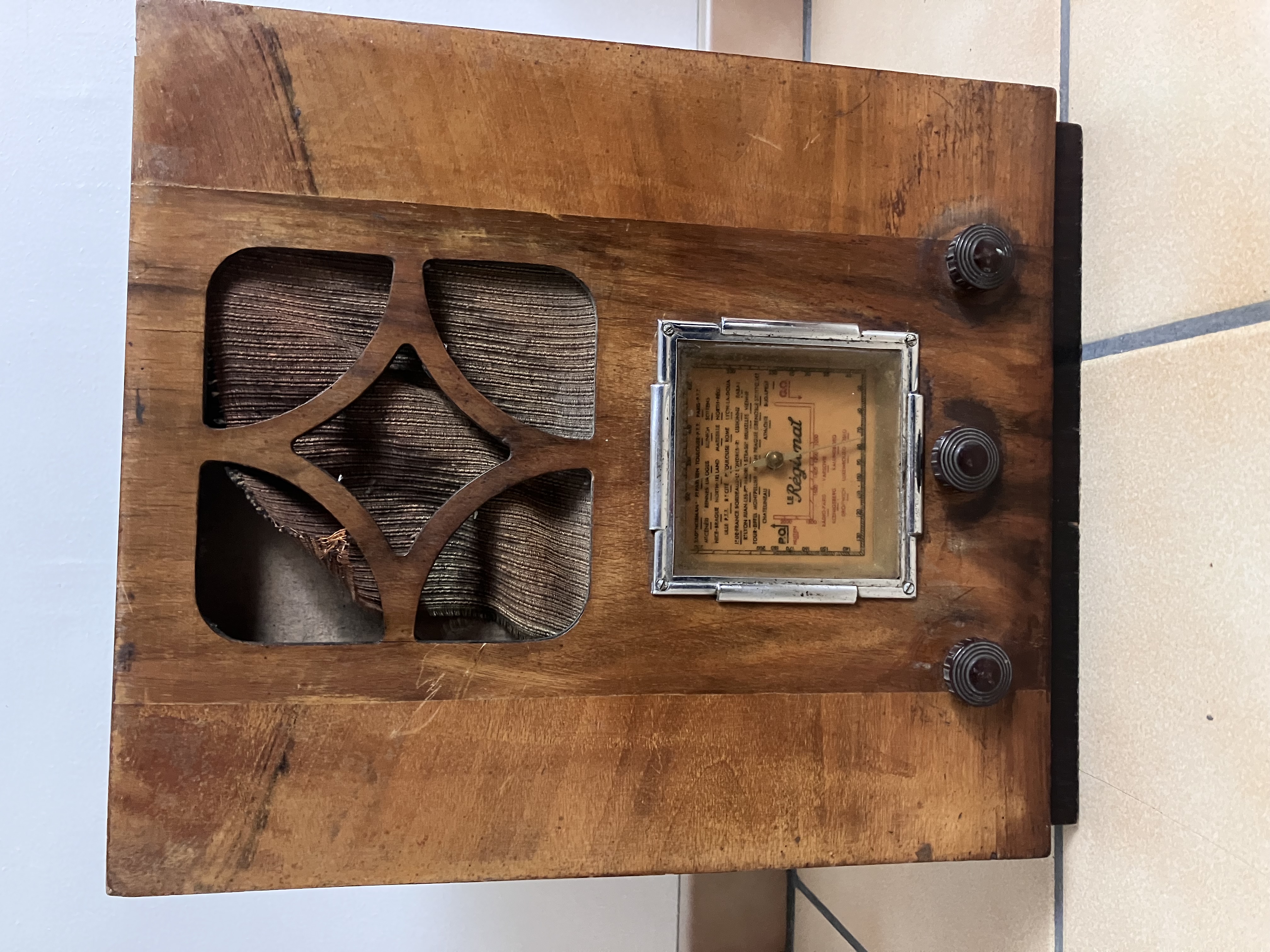 Radio TSF « Le Régional » à restaurer année 1935-1940