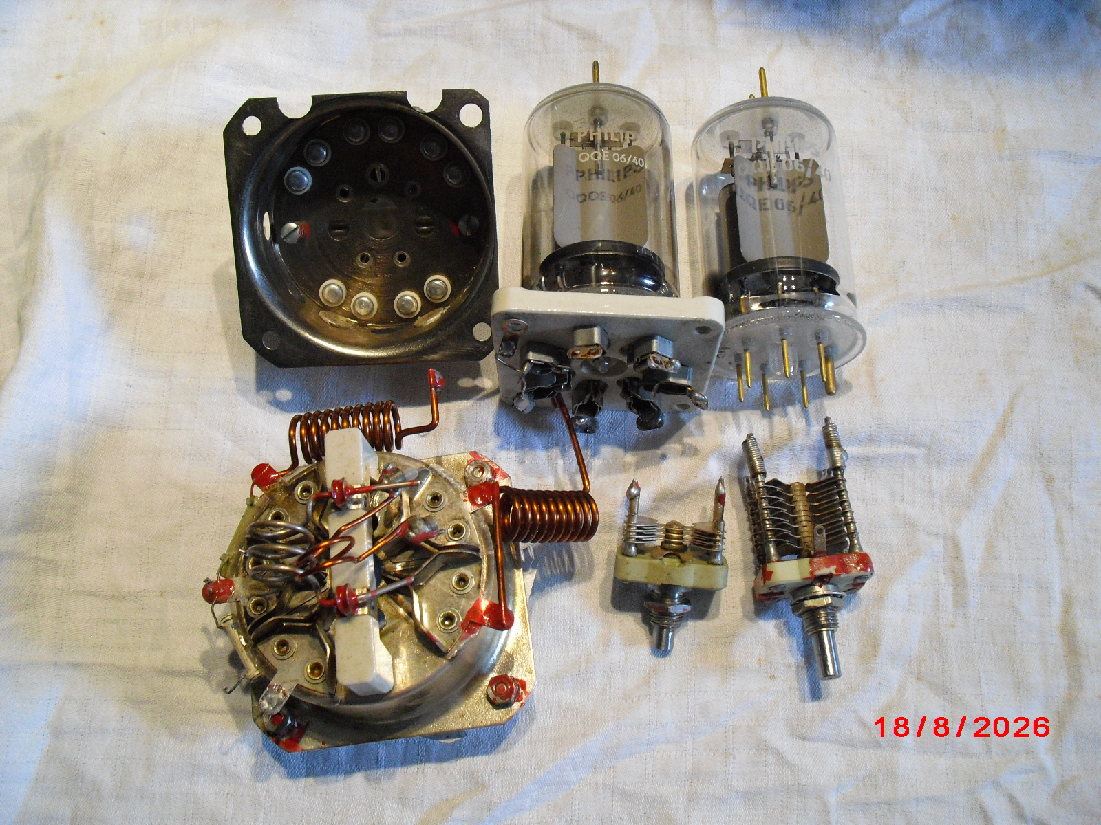 Tubes QQE0640 avec supports et CV