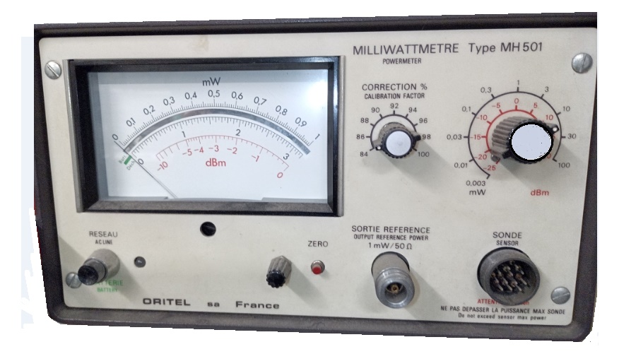 Cherche Wattmètre ORITEL MH501 avec son cordon 12pts