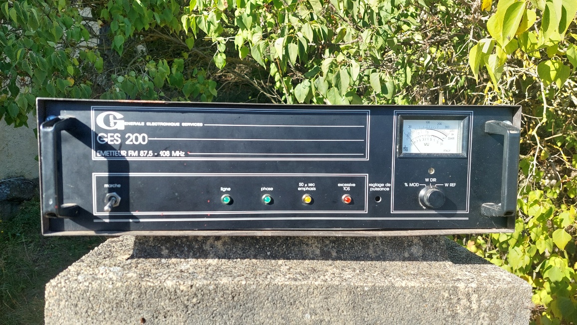 Vente de matériel broadcast FM vintage