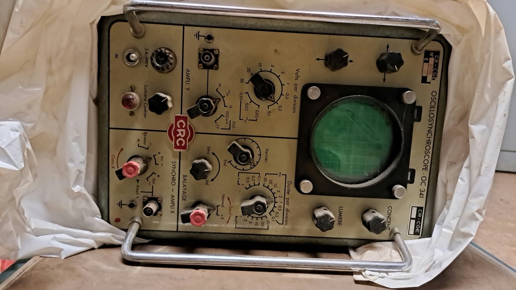 oscilloscope CRC