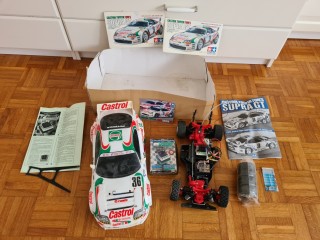 Voiture RC Tamiya 1/10 Castrol Toyota TOM'S SUPRA GT 58170 16800 RC-4WD Racing car TA02W