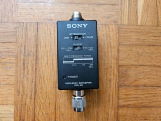 Sony FRQ-80 convertisseur fréquence 115 MHz VHF, TV analogique radio VHF